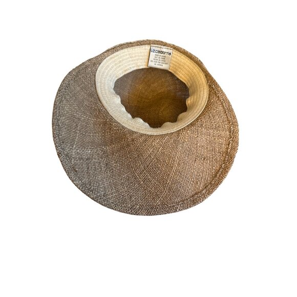 Liz Claiborne Womens Straw Sun Hat With Braided Band Beige - Picture 4 of 6